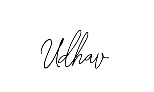 You should practise on your own different ways (Bearetta-2O07w) to write your name (Udhav) in signature. don't let someone else do it for you. Udhav signature style 12 images and pictures png