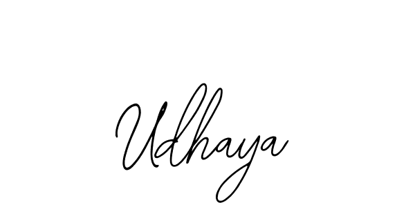 Make a beautiful signature design for name Udhaya. Use this online signature maker to create a handwritten signature for free. Udhaya signature style 12 images and pictures png