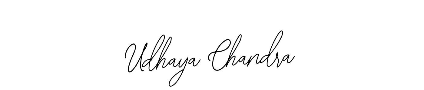 if you are searching for the best signature style for your name Udhaya Chandra. so please give up your signature search. here we have designed multiple signature styles  using Bearetta-2O07w. Udhaya Chandra signature style 12 images and pictures png