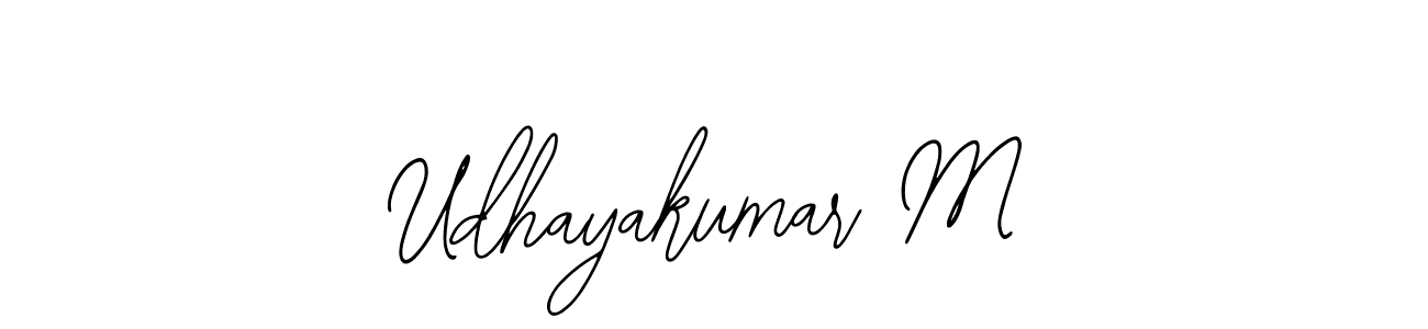 It looks lik you need a new signature style for name Udhayakumar M. Design unique handwritten (Bearetta-2O07w) signature with our free signature maker in just a few clicks. Udhayakumar M signature style 12 images and pictures png