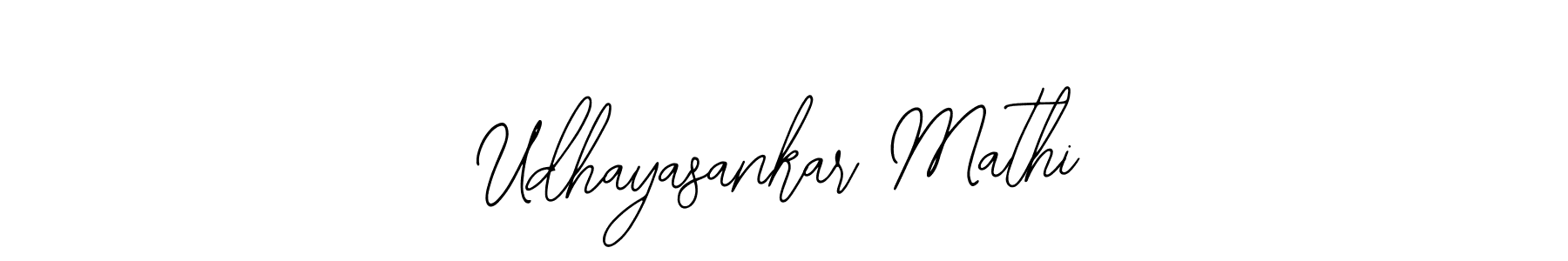 Also You can easily find your signature by using the search form. We will create Udhayasankar Mathi name handwritten signature images for you free of cost using Bearetta-2O07w sign style. Udhayasankar Mathi signature style 12 images and pictures png