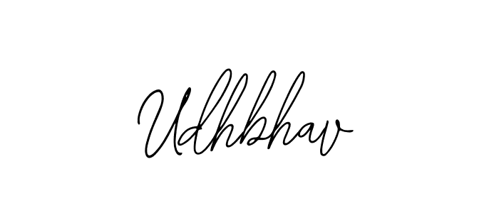 if you are searching for the best signature style for your name Udhbhav. so please give up your signature search. here we have designed multiple signature styles  using Bearetta-2O07w. Udhbhav signature style 12 images and pictures png