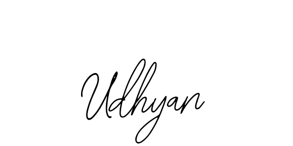 if you are searching for the best signature style for your name Udhyan. so please give up your signature search. here we have designed multiple signature styles  using Bearetta-2O07w. Udhyan signature style 12 images and pictures png