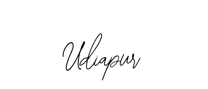 Make a beautiful signature design for name Udiapur. With this signature (Bearetta-2O07w) style, you can create a handwritten signature for free. Udiapur signature style 12 images and pictures png