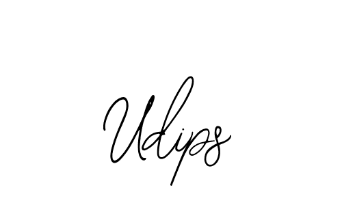 Create a beautiful signature design for name Udips. With this signature (Bearetta-2O07w) fonts, you can make a handwritten signature for free. Udips signature style 12 images and pictures png