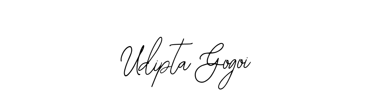 Design your own signature with our free online signature maker. With this signature software, you can create a handwritten (Bearetta-2O07w) signature for name Udipta Gogoi. Udipta Gogoi signature style 12 images and pictures png