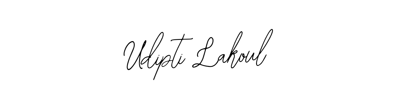 How to make Udipti Lakoul signature? Bearetta-2O07w is a professional autograph style. Create handwritten signature for Udipti Lakoul name. Udipti Lakoul signature style 12 images and pictures png