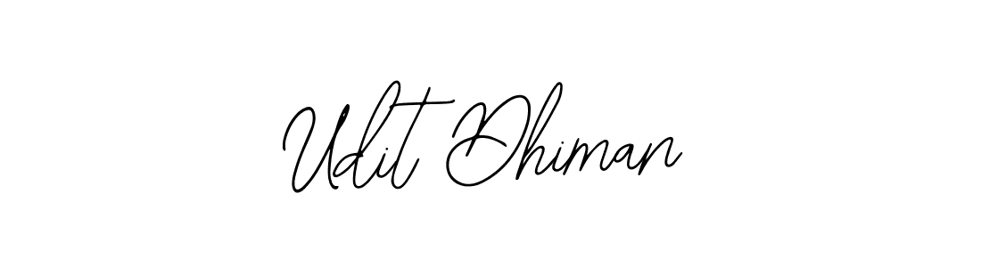 Make a beautiful signature design for name Udit Dhiman. With this signature (Bearetta-2O07w) style, you can create a handwritten signature for free. Udit Dhiman signature style 12 images and pictures png