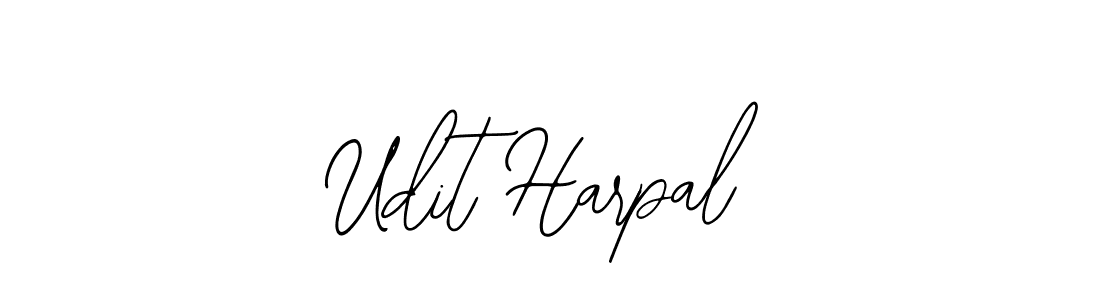 Udit Harpal stylish signature style. Best Handwritten Sign (Bearetta-2O07w) for my name. Handwritten Signature Collection Ideas for my name Udit Harpal. Udit Harpal signature style 12 images and pictures png