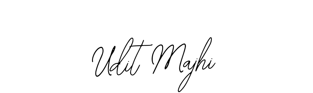 You should practise on your own different ways (Bearetta-2O07w) to write your name (Udit Majhi) in signature. don't let someone else do it for you. Udit Majhi signature style 12 images and pictures png