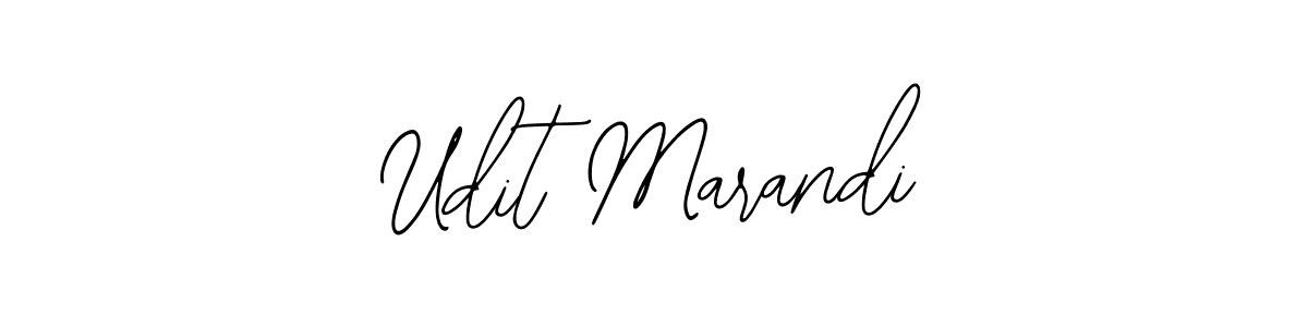 The best way (Bearetta-2O07w) to make a short signature is to pick only two or three words in your name. The name Udit Marandi include a total of six letters. For converting this name. Udit Marandi signature style 12 images and pictures png