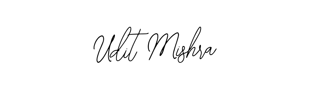 Use a signature maker to create a handwritten signature online. With this signature software, you can design (Bearetta-2O07w) your own signature for name Udit Mishra. Udit Mishra signature style 12 images and pictures png