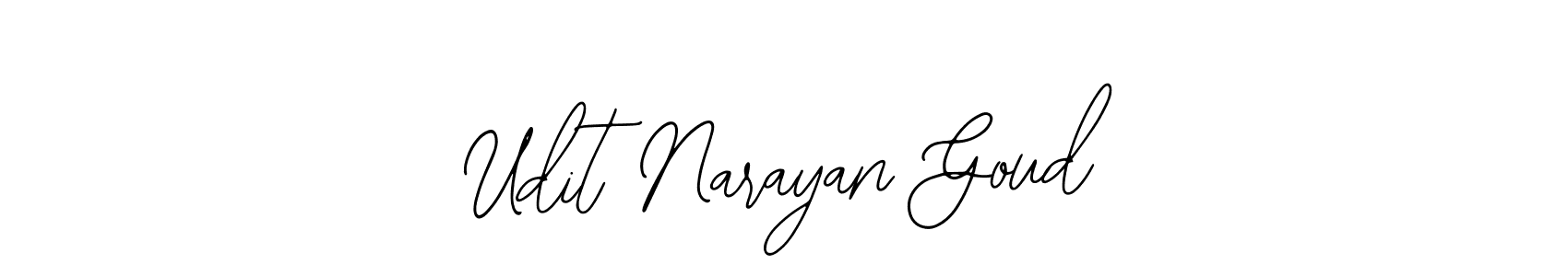 Create a beautiful signature design for name Udit Narayan Goud. With this signature (Bearetta-2O07w) fonts, you can make a handwritten signature for free. Udit Narayan Goud signature style 12 images and pictures png