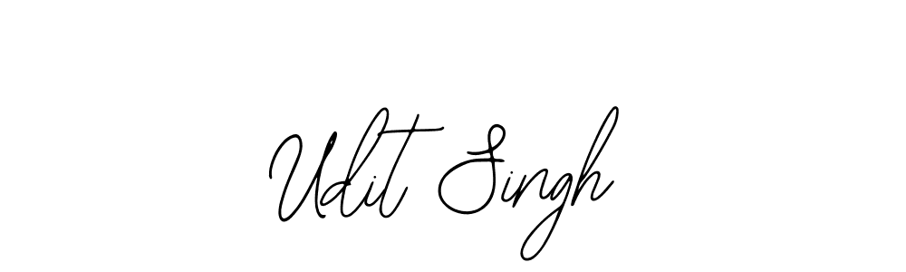 You should practise on your own different ways (Bearetta-2O07w) to write your name (Udit Singh) in signature. don't let someone else do it for you. Udit Singh signature style 12 images and pictures png