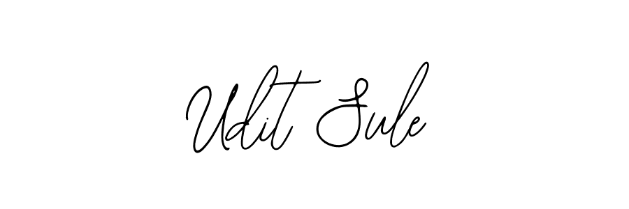 Create a beautiful signature design for name Udit Sule. With this signature (Bearetta-2O07w) fonts, you can make a handwritten signature for free. Udit Sule signature style 12 images and pictures png