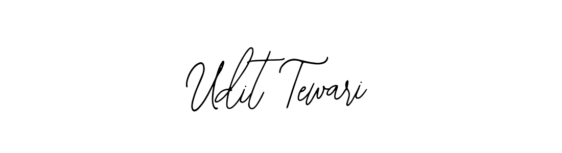 Also we have Udit Tewari name is the best signature style. Create professional handwritten signature collection using Bearetta-2O07w autograph style. Udit Tewari signature style 12 images and pictures png