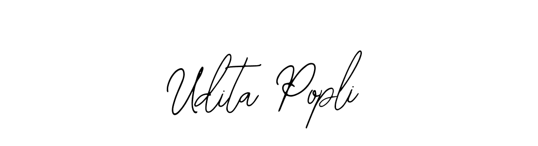 How to make Udita Popli signature? Bearetta-2O07w is a professional autograph style. Create handwritten signature for Udita Popli name. Udita Popli signature style 12 images and pictures png