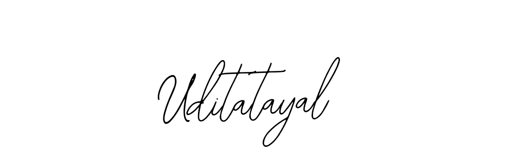 Design your own signature with our free online signature maker. With this signature software, you can create a handwritten (Bearetta-2O07w) signature for name Uditatayal. Uditatayal signature style 12 images and pictures png