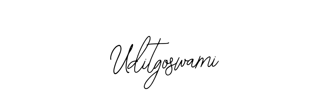 Also we have Uditgoswami name is the best signature style. Create professional handwritten signature collection using Bearetta-2O07w autograph style. Uditgoswami signature style 12 images and pictures png