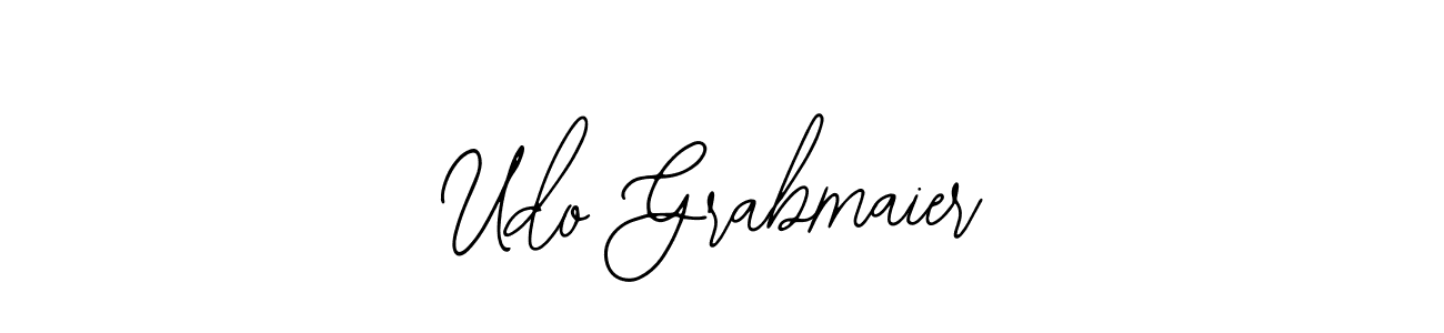 How to make Udo Grabmaier name signature. Use Bearetta-2O07w style for creating short signs online. This is the latest handwritten sign. Udo Grabmaier signature style 12 images and pictures png