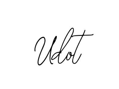 Udot stylish signature style. Best Handwritten Sign (Bearetta-2O07w) for my name. Handwritten Signature Collection Ideas for my name Udot. Udot signature style 12 images and pictures png