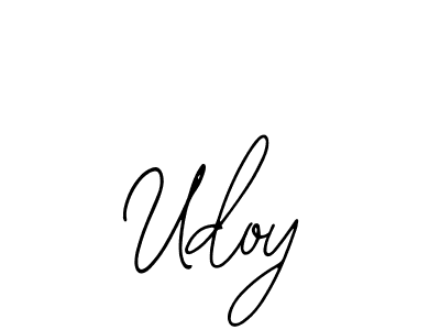 Make a beautiful signature design for name Udoy. With this signature (Bearetta-2O07w) style, you can create a handwritten signature for free. Udoy signature style 12 images and pictures png