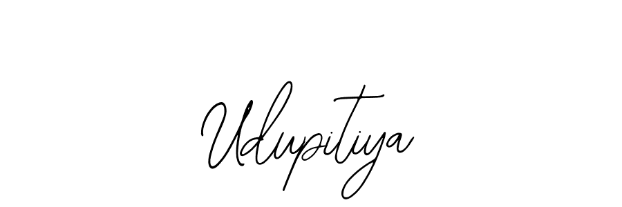 Also we have Udupitiya name is the best signature style. Create professional handwritten signature collection using Bearetta-2O07w autograph style. Udupitiya signature style 12 images and pictures png