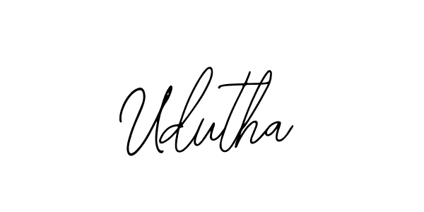 How to Draw Udutha signature style? Bearetta-2O07w is a latest design signature styles for name Udutha. Udutha signature style 12 images and pictures png