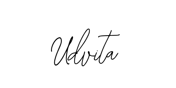 Udvita stylish signature style. Best Handwritten Sign (Bearetta-2O07w) for my name. Handwritten Signature Collection Ideas for my name Udvita. Udvita signature style 12 images and pictures png