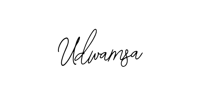 if you are searching for the best signature style for your name Udwamsa. so please give up your signature search. here we have designed multiple signature styles  using Bearetta-2O07w. Udwamsa signature style 12 images and pictures png