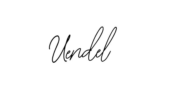 How to make Uendel signature? Bearetta-2O07w is a professional autograph style. Create handwritten signature for Uendel name. Uendel signature style 12 images and pictures png