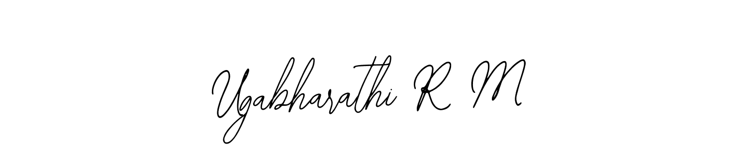 Make a beautiful signature design for name Ugabharathi R M. Use this online signature maker to create a handwritten signature for free. Ugabharathi R M signature style 12 images and pictures png