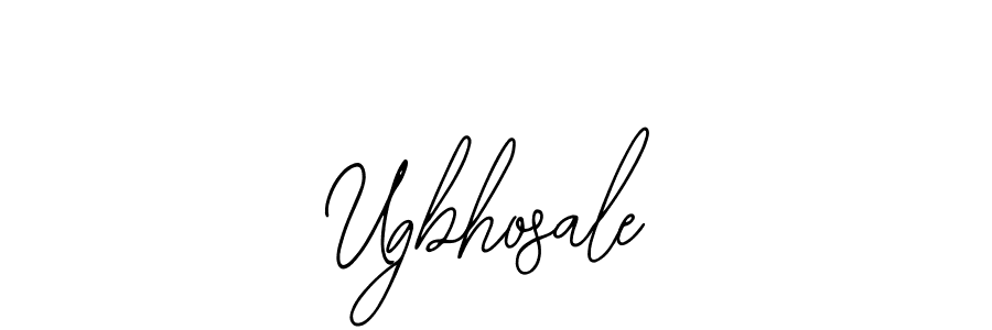 Create a beautiful signature design for name Ugbhosale. With this signature (Bearetta-2O07w) fonts, you can make a handwritten signature for free. Ugbhosale signature style 12 images and pictures png