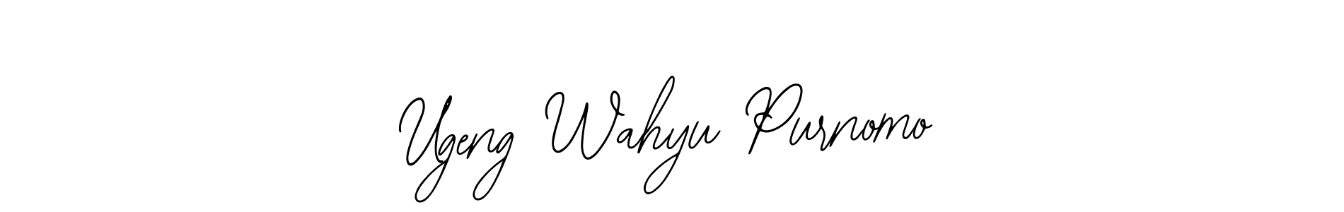 Design your own signature with our free online signature maker. With this signature software, you can create a handwritten (Bearetta-2O07w) signature for name Ugeng Wahyu Purnomo. Ugeng Wahyu Purnomo signature style 12 images and pictures png