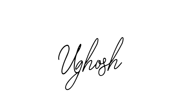 Make a beautiful signature design for name Ughosh. With this signature (Bearetta-2O07w) style, you can create a handwritten signature for free. Ughosh signature style 12 images and pictures png