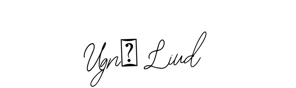 if you are searching for the best signature style for your name Ugnė Liud. so please give up your signature search. here we have designed multiple signature styles  using Bearetta-2O07w. Ugnė Liud signature style 12 images and pictures png