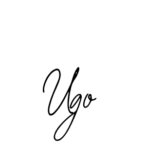 Design your own signature with our free online signature maker. With this signature software, you can create a handwritten (Bearetta-2O07w) signature for name Ugo. Ugo signature style 12 images and pictures png