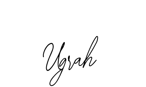 Make a beautiful signature design for name Ugrah. With this signature (Bearetta-2O07w) style, you can create a handwritten signature for free. Ugrah signature style 12 images and pictures png