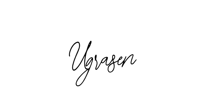 Design your own signature with our free online signature maker. With this signature software, you can create a handwritten (Bearetta-2O07w) signature for name Ugrasen. Ugrasen signature style 12 images and pictures png