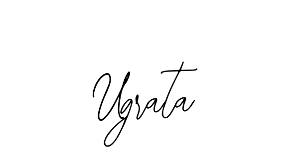 Use a signature maker to create a handwritten signature online. With this signature software, you can design (Bearetta-2O07w) your own signature for name Ugrata. Ugrata signature style 12 images and pictures png