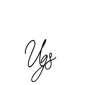 Create a beautiful signature design for name Ugs. With this signature (Bearetta-2O07w) fonts, you can make a handwritten signature for free. Ugs signature style 12 images and pictures png