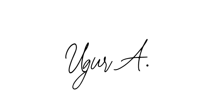 It looks lik you need a new signature style for name Ugur A.. Design unique handwritten (Bearetta-2O07w) signature with our free signature maker in just a few clicks. Ugur A. signature style 12 images and pictures png