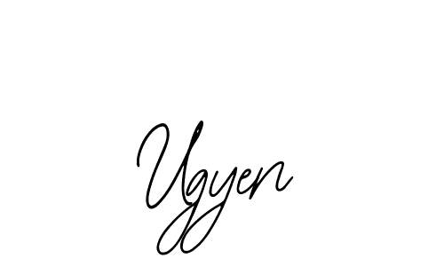 How to make Ugyen name signature. Use Bearetta-2O07w style for creating short signs online. This is the latest handwritten sign. Ugyen signature style 12 images and pictures png