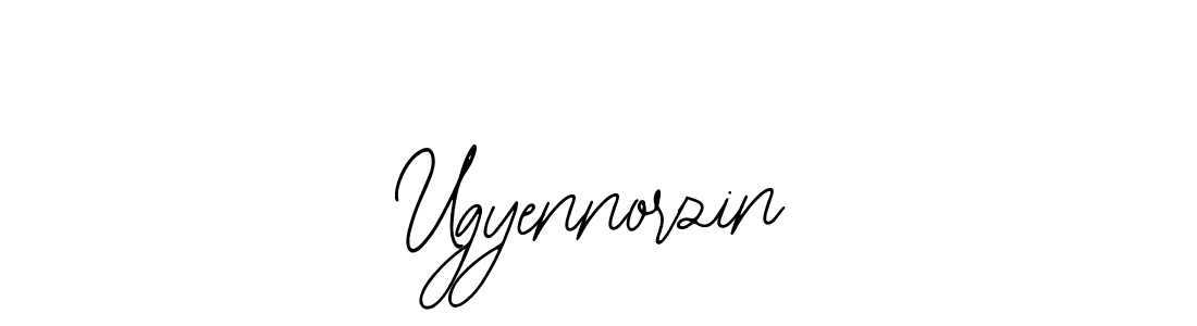 How to make Ugyennorzin signature? Bearetta-2O07w is a professional autograph style. Create handwritten signature for Ugyennorzin name. Ugyennorzin signature style 12 images and pictures png