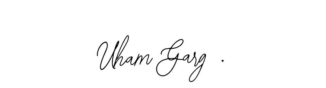 Similarly Bearetta-2O07w is the best handwritten signature design. Signature creator online .You can use it as an online autograph creator for name Uham Garg .. Uham Garg . signature style 12 images and pictures png