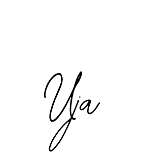 How to make Uja name signature. Use Bearetta-2O07w style for creating short signs online. This is the latest handwritten sign. Uja signature style 12 images and pictures png