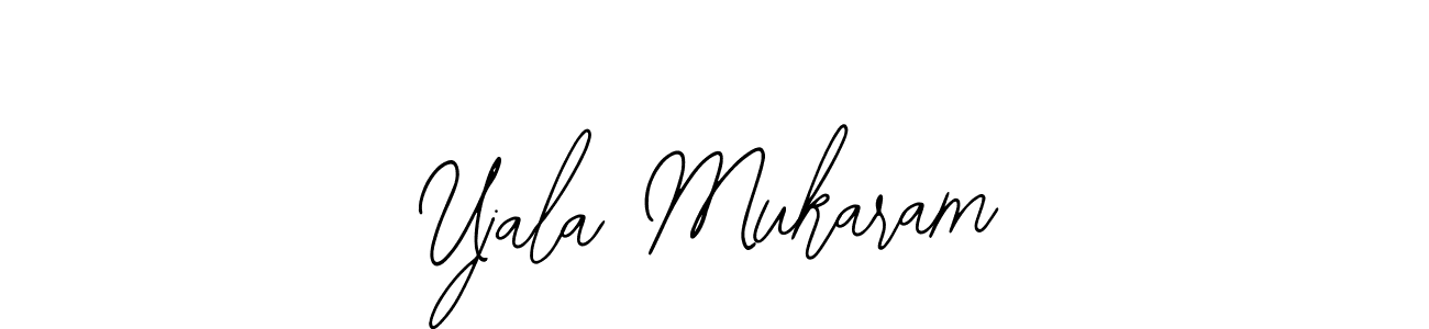 How to make Ujala Mukaram signature? Bearetta-2O07w is a professional autograph style. Create handwritten signature for Ujala Mukaram name. Ujala Mukaram signature style 12 images and pictures png