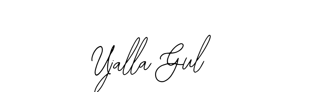 Similarly Bearetta-2O07w is the best handwritten signature design. Signature creator online .You can use it as an online autograph creator for name Ujalla Gul. Ujalla Gul signature style 12 images and pictures png