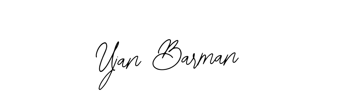 Also You can easily find your signature by using the search form. We will create Ujan Barman name handwritten signature images for you free of cost using Bearetta-2O07w sign style. Ujan Barman signature style 12 images and pictures png