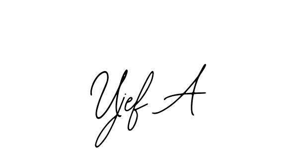 Similarly Bearetta-2O07w is the best handwritten signature design. Signature creator online .You can use it as an online autograph creator for name Ujef A. Ujef A signature style 12 images and pictures png